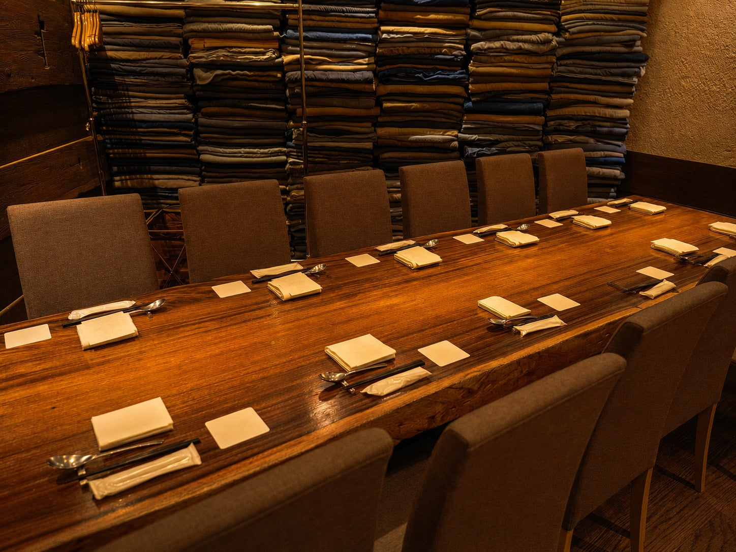 Private dining table prepared for a milestone birthday celebration