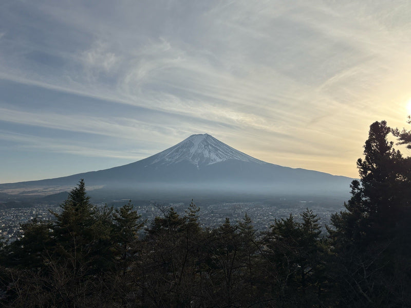 Mount Fuji at sunrise during a three-week photography journey across Japan